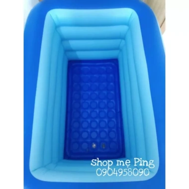 Bể bơi 4 tầng 1m4 cao 75cm cho bé thiết kế thành cao giá ưu đãi 465.000₫