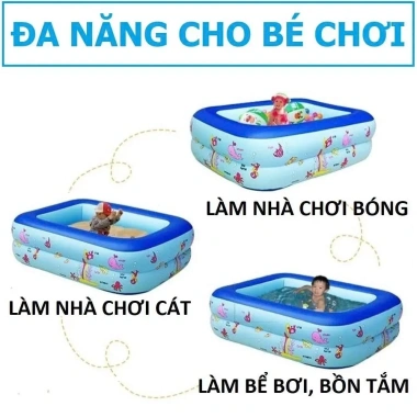 Bể bơi bơm hơi kích thước cho bé - Siêu bền, 2 lớp dày, chống trượt, 80.580₫ 7 Bể bơi bơm hơi kích thước cho bé - Siêu bền, 2 lớp dày, chống trượt, 80.580₫ 7