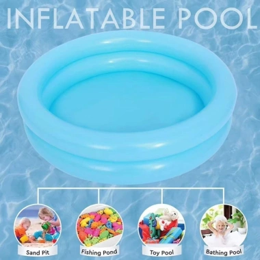 Bể Bơi Bơm Hơi Tròn Cho Bé ALARION 60cm PVC Gập Lại Mùa Hè - Giá 75.020đ