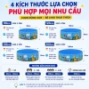 Bể bơi cho bé Beige cao su PVC không cần bơm hơi - Giá ưu đãi 318.997₫ 8