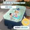 Bể bơi cỡ lớn không cần bơm PVC an toàn, gấp gọn di động, hồ bơi ngoài trời cứng cáp, giảm giá 1.159k 7