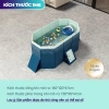 Bể bơi cỡ lớn không cần bơm PVC an toàn, gấp gọn di động, hồ bơi ngoài trời cứng cáp, giảm giá 1.159k 9