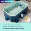 Bể bơi cỡ lớn không cần bơm PVC an toàn, gấp gọn di động, hồ bơi ngoài trời cứng cáp, giảm giá 1.159k 10