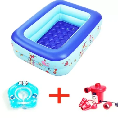 Bể bơi mini 1m2 tặng phao + bơm điện, giảm giá tới 61.200, chỉ 255.000 VNĐ