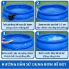 Bể bơi ngoài trời gấp gọn, hồ bơi phao gia đình to cho người lớn và trẻ em - Giá ưu đãi 569.000đ 5