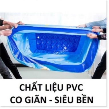 Bể bơi phao bơi gia đình 3 tầng kích thước 2m6-1m3 kèm miếng vá - Giá ưu đãi 226k 7