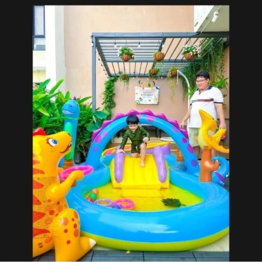 Bể bơi Phao Khủng Long và Cá Sấu Phun Nước có Cầu Trượt - Giá ưu đãi 1,350,000₫ 3 Bể bơi Phao Khủng Long và Cá Sấu Phun Nước có Cầu Trượt - Giá ưu đãi 1,350,000₫ 3