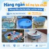 Bể bơi trẻ em gia đình PVC 0.34mm gấp gọn, chống thấm, an toàn - Giá chỉ 318.000₫ 2