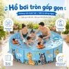 Bể bơi trẻ em gia đình PVC 0.34mm gấp gọn, chống thấm, an toàn - Giá chỉ 318.000₫ 3