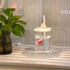 Bể Cá Betta Đèn LED Thủy Tinh - Trang Trí Phòng Ngủ và Phòng Khách, Giá 190k