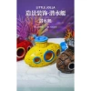 Bể cá cảnh quan du thuyền ẩn nhà nhựa - Đồ trang trí bể cá tiếp liệu, giảm giá 22% 5