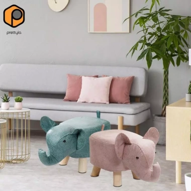 Bệ Chân Động Vật Hoạt Hình Gỗ Ottoman - Trong nhà & ngoài trời, phòng chơi 265,100 VND