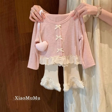Bé Gái Mùa Thu Top Set Quần Đế Slim Fit Thoáng Mát Vibe Giá 180.555đ 8