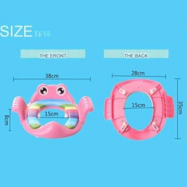 Bệ lót thu nhỏ bồn cầu có tay vịn hình chú ếch cho bé yêu – giá chỉ 66.900₫ 9
