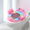 Bệ Lót Thu Nhỏ Bồn Cầu Tay Vịn Cho Bé Hình ếch ngộ nghĩnh yêu, 79,000 VND 4