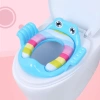 Bệ Lót Thu Nhỏ Bồn Cầu Tay Vịn Cho Bé Hình ếch ngộ nghĩnh yêu, 79,000 VND 9