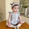 Bé Nguyên Chất Cotton Siêu Mềm, Jumpsuit Ren Phong Cách Tây, Áo Liền Quần Mùa Hè Trăm Ngày 7.7, Giá ưu đãi 651.893₫ 3