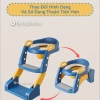 Bệ thu nhỏ bồn cầu bé Belly Baby BT-02 - thang bô vệ sinh nắp đệm da PU, gấp gọn dễ mang, giảm giá 339.000₫ 2