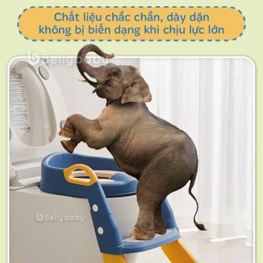 Bệ thu nhỏ bồn cầu bé Belly Baby BT-02 - thang bô vệ sinh nắp đệm da PU, gấp gọn dễ mang, giảm giá 339.000₫ 6