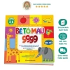 Bé tô màu song ngữ Anh Việt 2-6 tuổi Sách tập tô phát triển trí tuệ giá 40.000 VND