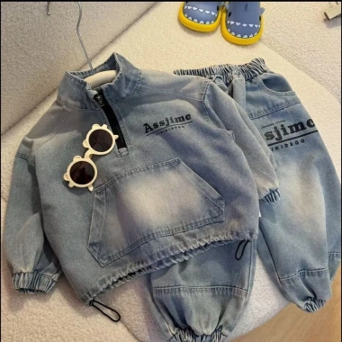 Bé Trai 2-6 tuổi Denim Hàn Quốc Mùa Thu Thoáng Mát, Chống Gió, Sang Trọng - Giá 382.816₫ 5