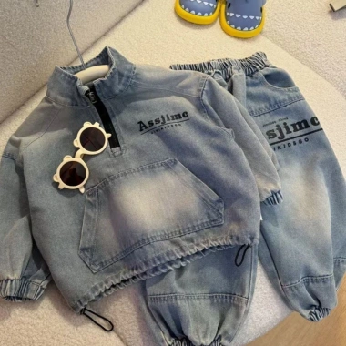 Bé Trai 2-6 tuổi Denim Hàn Quốc Mùa Thu Thoáng Mát, Chống Gió, Sang Trọng - Giá 382.816₫ 6