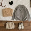Bé Trai 2-6 tuổi Vintage Hàn Quốc Đan Cardigan Mùa Thu Vui Nhộn Thoáng Khí Nhẹ Phiêu Lưu Combo Giá 350.069 VND 3