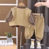 Bé Trai 3 Mảnh Áo Vest Quần Hoạt Hình Cotton Thoáng Khí, Dễ Thương, Đa Năng, Bền Bảo Hộ Lao Động - Giá 468.757₫ 5
