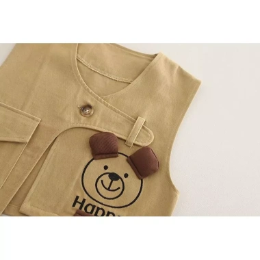 Bé Trai 3 Mảnh Áo Vest Quần Hoạt Hình Cotton Thoáng Khí, Dễ Thương, Đa Năng, Bền Bảo Hộ Lao Động - Giá 468.757₫ 8
