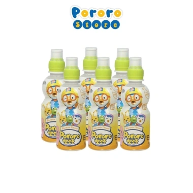 Bé từ 3 tuổi Combo 6 chai nước trái cây PORORO 235ml đủ hương vị giá ưu đãi 135k 7