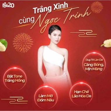 Be20 Kẹo Ngậm Dâu Tằm Trắng Da Chính Hãng - Tem Bạc QR Check, Giá 567.721₫ 9