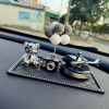 Bear Auto Perfume cho ô tô: Hương thơm lâu dài, nhẹ, Đồ trang trí trực thăng năng lượng mặt trời 2