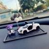Bear Auto Perfume cho ô tô: Hương thơm lâu dài, nhẹ, Đồ trang trí trực thăng năng lượng mặt trời 5