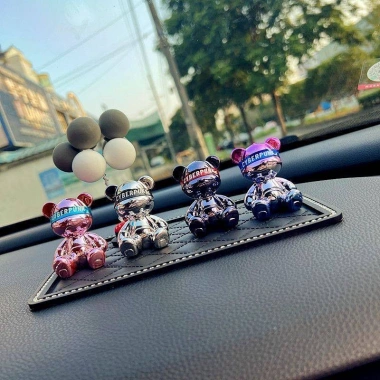 Bear Auto Perfume cho ô tô: Hương thơm lâu dài, nhẹ, Đồ trang trí trực thăng năng lượng mặt trời