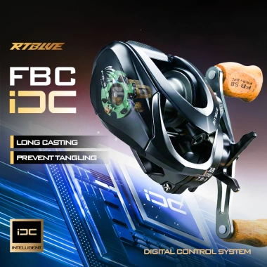 BEARKING RTBLUE Fairy Bird Reel Baitcasting 7:1 Gấp Đôi, Phanh Từ Tính 5KG, 5KG Kéo Tối Đa - Giá 440.000đ
