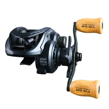 BEARKING RTBLUE Fairy Bird Reel Baitcasting 7:1 Gấp Đôi, Phanh Từ Tính 5KG, 5KG Kéo Tối Đa - Giá 440.000đ