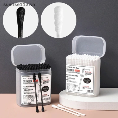 Beauty 100 Cái Thìa Đào Tai 2 Trong 1 Bông Hai Đầu Dính Xoắn Ốc Cotton Đen Trắng Dùng Một Lần Giá 47.080 VND 2 Beauty 100 Cái Thìa Đào Tai 2 Trong 1 Bông Hai Đầu Dính Xoắn Ốc Cotton Đen Trắng Dùng Một Lần Giá 47.080 VND 2
