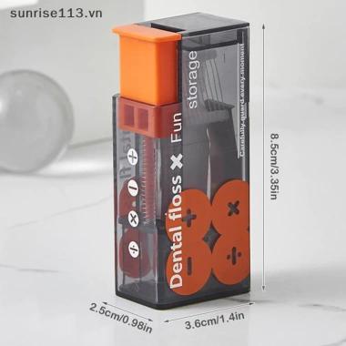 Beauty Flos Dispenser 10 Hộp Bảo Quản Floss Pick Tự Động Đổ Lại Vệ Sinh Răng Miệng 9