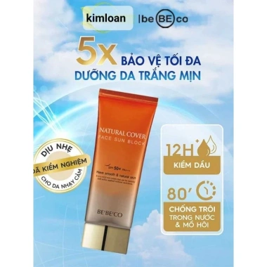 Bebeco kem chống nắng dưỡng da nâng ton 70ml SPF50, làm sáng da, giá 375.000đ