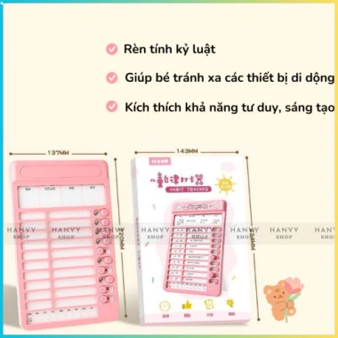 Bee Edu Bảng kế hoạch to-do list SC175 cho trẻ - Theo dõi công việc hàng ngày, kèm giấy tặng - Giá 15.900₫