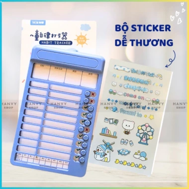 Bee Edu Bảng kế hoạch to-do list SC175 cho trẻ - Theo dõi công việc hàng ngày, kèm giấy tặng - Giá 15.900₫