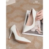 BEESHOES Giày cao gót nữ mũi nhọn 9cm màu trắng - Giá ưu đãi 542.000₫ 2