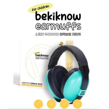 Bekinow Baby Khử Tiếng Ồn Bịt Tai, Điều Chỉnh Nhẹ, Bảo Vệ Thính Giác Trẻ Em