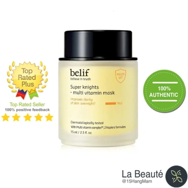 Belif Super Knight Multi Vitamin Mask 75ml - Mặt Nạ Ngủ Dưỡng Sáng Da, Giá chỉ 600.000₫ giảm từ 726.000₫ 1 Belif Super Knight Multi Vitamin Mask 75ml - Mặt Nạ Ngủ Dưỡng Sáng Da, Giá chỉ 600.000₫ giảm từ 726.000₫ 1