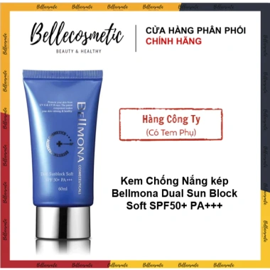 Bellmona Dual Sun Block SPF50+ PA+++ - Kem Chống Nắng Nâng Tone Nhẹ Giá 730.400₫