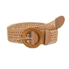 Bện Nữ Cotton Vải Lanh Thắt Lưng Gỗ Eo Cincher Tròn Nhật Bản - Nút Trang Trí Quần Dây Đeo Giá 65.764 VND 4