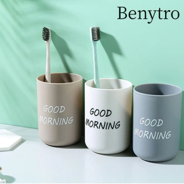 Benytro Bàn chải, giá đỡ, cốc nước nhựa, mặt dây chuyền du lịch, phòng tắm - Cặp đôi tiện lợi