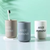 Benytro Bàn chải, giá đỡ, cốc nước nhựa, mặt dây chuyền du lịch, phòng tắm - Cặp đôi tiện lợi 5