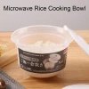 Benytro Bát Nấu Cơm Lò Vi Sóng Đa Năng - Hộp Đựng Cơm Nắp Chịu Nhiệt Cao, Di Động 4