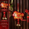 Benytro BENTTRO Đồ trang trí lễ hội - Dây buộc chuông, lá vàng dập nổi, phong cách Trung Quốc, giá ưu đãi 59.730₫ 9